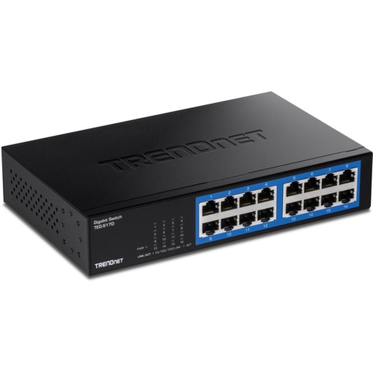 Kytkin Trendnet TEG-S17D Musta